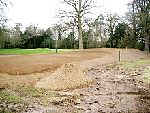Tee and green construction